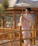 ゆかた 新作 かわいい 浴衣 キュート 大人 スウィート フラワー 花火大会　XH6-202402