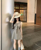 Lady's coco ミニドレス キャバドレス セクシー キラボシ レトロ ウエストシェイプ デート LW2-XKDZD335A-3105-Sep21