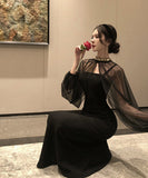 ロングドレス セットアップ 気品×トレンド チュール ラインストーン キャミワンピ パーティー・イベント向け JC2-ZED881373DXH449B