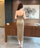 【2色】ロングドレス キャバドレス セクシー  ベロア  タイト ロング丈 パーティー LW2-DD5842