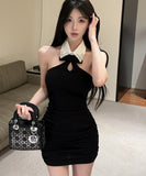 Lady's coco ミニドレス セクシー キャバドレス オフショルダー タイト  ボディコン スリム シルエット ファッション デート LW2-DD5827