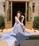 ロングドレス キャバドレス セクシー ストラップ Vネック オープンバック Aライン パーティー ガライベント JC2-CD1-E285-53610690