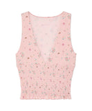 上下セットビキニ水着体型カバーワンピースビキニ花柄レースフリル露出控え温泉ビーチ海 WQ7-GM-adn006