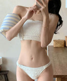 3色3点式セットベアトップ水着ビキニワンピースカワセクシーモノキニ温泉ビーチ海 WQ7-CF-SY1333