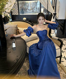 Lady's coco ロングドレス キャバドレス セクシー フレンチ ストラップレス オフショルダー 上品 高見え パーティー 結婚式 二次会 LW2-CD6-157-82710650