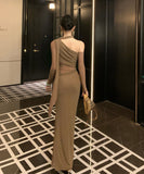 Lady's coco ロングドレス キャバドレス セクシー デザイン メッシュ切り替え タイトロングワンピース 上品 二次会 披露宴 パーティー 同窓会 LW2-XHY918263