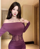 Lady's coco ロングドレス キャバドレス セクシー ボディコン マーメイドドレス 二次会 披露宴 パーティー 上品 LW2-DD5919