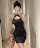 ミニドレス キャバドレス セクシー 立体花 party ユニークなデザイン YH2-DD6310