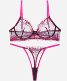 【上下セット】ランジェリー ブラ 下着 新作 セクシー 透け感 谷間魅せ デート LW8-AFNK7009#