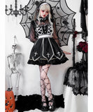 【5点セット】 コスプレ ハロウィン ゴシック シスターコス ゴシック ゴーストドレス 神コス 仮装パーティー  JC2-XJJ211