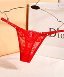 【7色】レース ストーンチャーム付き セクシー Tバック  サイズ調整可能 大人ランジェリー LW8-HS2003