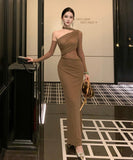 Lady's coco ロングドレス キャバドレス セクシー デザイン メッシュ切り替え タイトロングワンピース 上品 二次会 披露宴 パーティー 同窓会 LW2-XHY918263