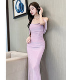 ロングドレス キャバドレス セクシー オフショルダー スリット オープンバック エレガント スレンダー 大人可愛い パーティー JC2-YM9204