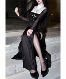 【5点セット】 セクシー コスプレ ハロウィン 神コス シスターコス 大人の色気 コスチューム パーティー 仮装パーティー JC2-XJJ282