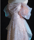 【2色】ロングドレス キャバドレス パーティードレス オフショルダー スパンコール マーメイドドレス エレガント パーティー 結婚式 二次会 LW2-TLG052101