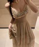 Lady's coco ロングドレス キャバドレス セクシーきれいめ エレガント ストラップワンピ ビジューデザイン ゴージャス くびれサ 大人可愛い 神ワンピ フォーマル レディース 高級感 JC2-XKDHS-109-8076-Oct8