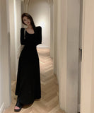 ロングドレス キャバドレス マーメイドライン ニット ロングスリーブ シェイプドウエスト 大人フェミニン JC2-XKDD337B-2138-Sep1