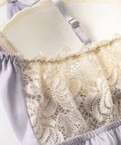 【3色】パット付き セクシー ルームウェア エロかわいい パジャマ レース 谷間魅せ XH8-GR3168