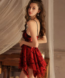 ビードール  ルームウエア パジャマ 透け感 Vネック セクシー YH8-GRP4035