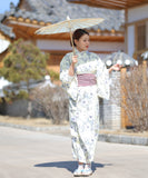 新作 かわいい 親子浴衣 子供 大人 スウィート フラワー 浴衣 花火大会 XH6-202409