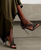 ハイヒール パンプス キラキラ 高見え 7cm/9cm パーティー WQ5-KLL-A69-A