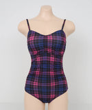 【2色】水着モノキニビキニチック柄体型カバー温泉ビーチ海ハイウエストセクシー WQ7-XYX-V2531