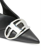 【3色】ハイヒール パンプス スリッパ デニム 美脚効果 歩きやすい 流行り party 8.5cm 百掛け ヒール 靴 WQ5-KLL001