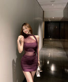 ミニドレスオフショルダーチュールキャバドレスセクシー肌見せおしゃれナイトクラブキャバクラ指名 WQ2-XKD-D408A-2029-Mar15