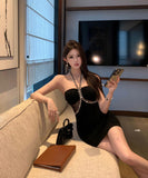 ミニドレスキラキラホルターネックセクシーパーティードレス誕生日パーティー宴会セレブ風ナイトクラブキャバドレス WQ2-ZED888602DXH238A