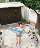 3点式セットビキニ水着モノキニセクシービーチ海モノキニタンキニ旅行 WQ7-XYX3044