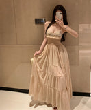 Lady's coco ロングドレス キャバドレス セクシーきれいめ エレガント ストラップワンピ ビジューデザイン ゴージャス くびれサ 大人可愛い 神ワンピ フォーマル レディース 高級感 JC2-XKDHS-109-8076-Oct8