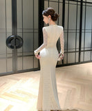 Lady's coco ロングドレス キャバドレス セクシー レース切り替え リボン付き フェイクツーピース タイトマーメイドワンピース ウエストシェイプ パーティー 二次会 披露宴 デート LW2-OYF5693