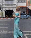 ロングドレスキャミワンピチュールマーメイドドレスカワセクシーhotgirlレース WQ2-MXX-Q7721