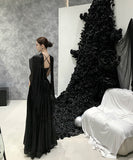 【2色】ロングドレス  マキシドレス イブニングドレス セクシー 上品 エレガント ハイネック パーティー レセプション JC2-CD1-119-99610780