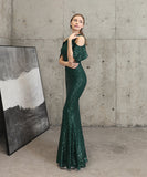 【7色】ロングドレス キラキラ 気質 高級感 演奏会 宴会 マーメイドドレス YH2-YEY16223#