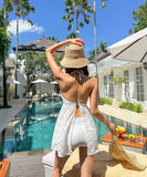 ビキニ水着ワンピース谷間見せSNS話題体型カバータンキニモノキニ温泉ビーチ海 WQ7-BY-WX005