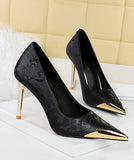 【5色】エレガントハイヒール 花柄セクシー美足効果 ナイトクラブ コーデ万能 OL　WQ5-DS9318-10