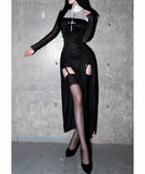 【5点セット】 セクシー コスプレ ハロウィン 神コス シスターコス 大人の色気 コスチューム パーティー 仮装パーティー JC2-XJJ282