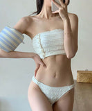 3色3点式セットベアトップ水着ビキニワンピースカワセクシーモノキニ温泉ビーチ海 WQ7-CF-SY1333