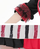 【5点セット】 かわいい コスプレ ハロウィン ホラー ピエロ コスチューム 仮装 制服パーティー JC2-XJ4267