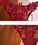 【7色】フリンジ Tパンツ 下着 パンツ 透け感 セクシー MY8-ZR2283