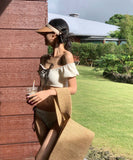 ビキニ水着モノキニ上下セットパフスリーブカワセクシー温泉海おしゃれ韓国っぽ WQ7-BY3115