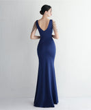 【6色】ロングドレス セクシー 着痩せ 高級感 気質 誕生日 宴会 YH2-YEY19631#