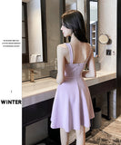 ミニドレス キャバドレス セクシー 谷間魅せ キャミワンピ ウエストシェイプ Aライン 夜遊び クラブ JC2-YM8877