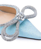 【5色】ハイヒール パンプス ダイヤモンド キラキラ スリッパ 美脚効果 歩きやすい 流行り party 8.5cm 百掛け ヒール 靴 WQ5-KLL885-6