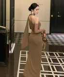 Lady's coco ロングドレス キャバドレス セクシー デザイン メッシュ切り替え タイトロングワンピース 上品 二次会 披露宴 パーティー 同窓会 LW2-XHY918263