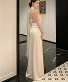 Lady's coco ロングドレス キャバドレス セクシー サテン ワンショルダー  エレガント 気質アップ 二次会 披露宴 上品 LW2-XHY5229