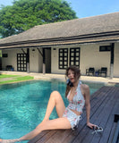 水着ビキニホルターネックタンキニ花柄セクシー温泉ビーチ海旅行モノキニ WQ7-YQ-HHsX3BSNLL