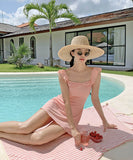 【2色】水着ビキニワンピースフリルカワセクシーモノキニタンキニ温泉ビーチ海旅行 WQ7-YQ-HH6X6BTHLL