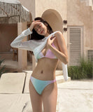 3点式セット水着ビキニ三角ビキニカワセクシー海温泉旅行モノキニカワセクシー WQ7-YQ-HH6X85THLL